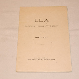 Aleksis Kivi Lea - näytelmä yhdessä näytöksessä